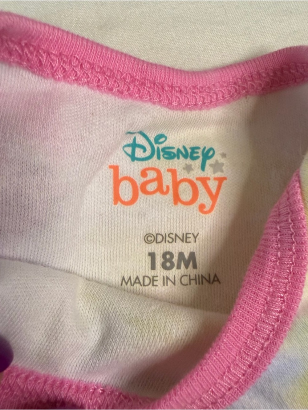 Disney Minnie Mouse Pink & White Girls One-Piece‎ Bodysuits - 3-Pack - Picture 7 of 7